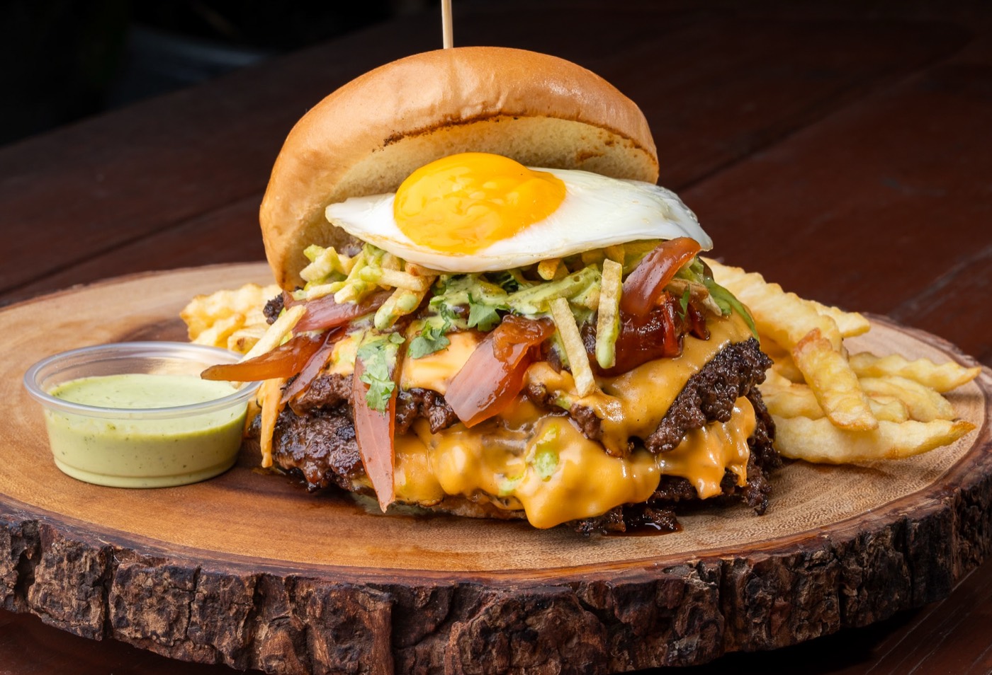 All the Fixin's Smash'd burger